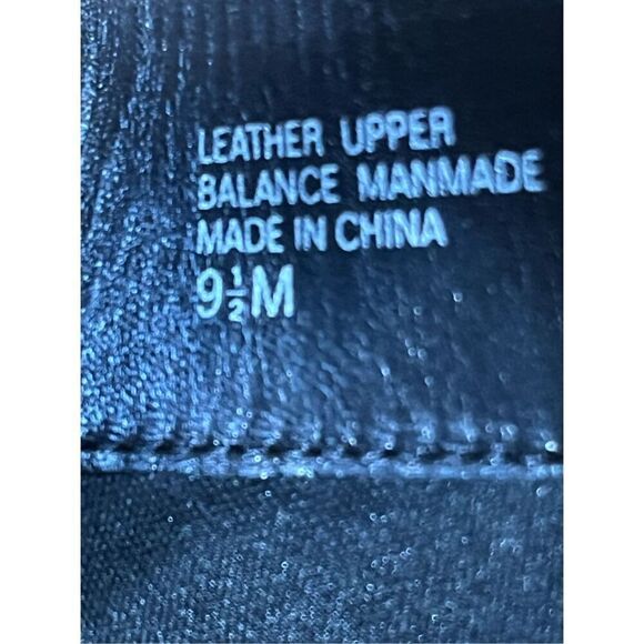 Circa Joan & David Black Pointed Toe & Heel Black Leather Witchy Punk Ankle Boot - Picture 9 of 9